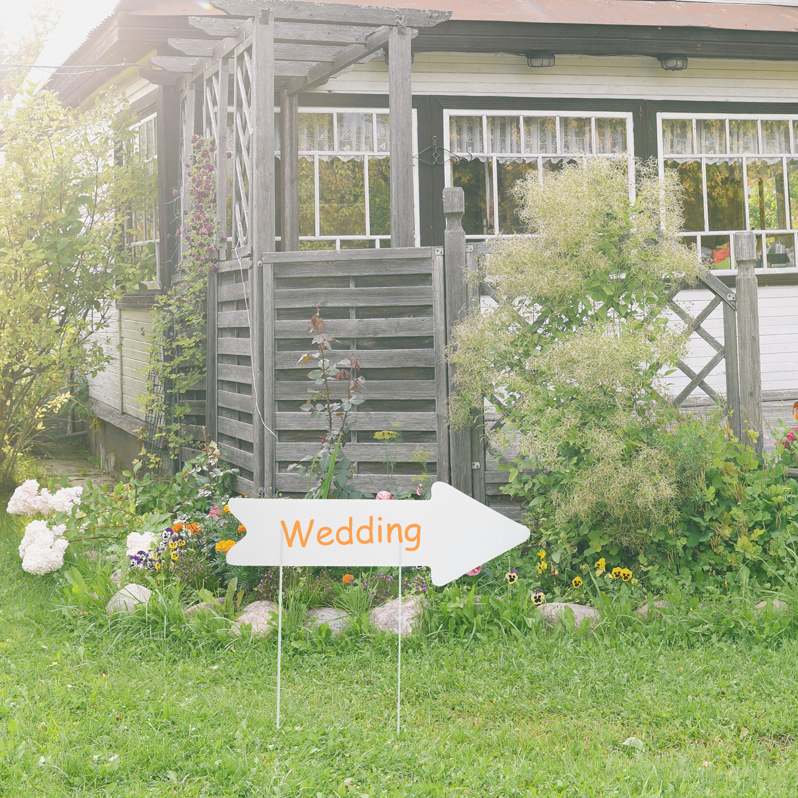 Yard Sign Blank - 5Pcs Blank Yard Signs Plastic Lawn