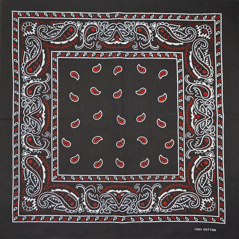 Fashion Unisex Black Paisley H - đánh giá và giá Bandana Blank White