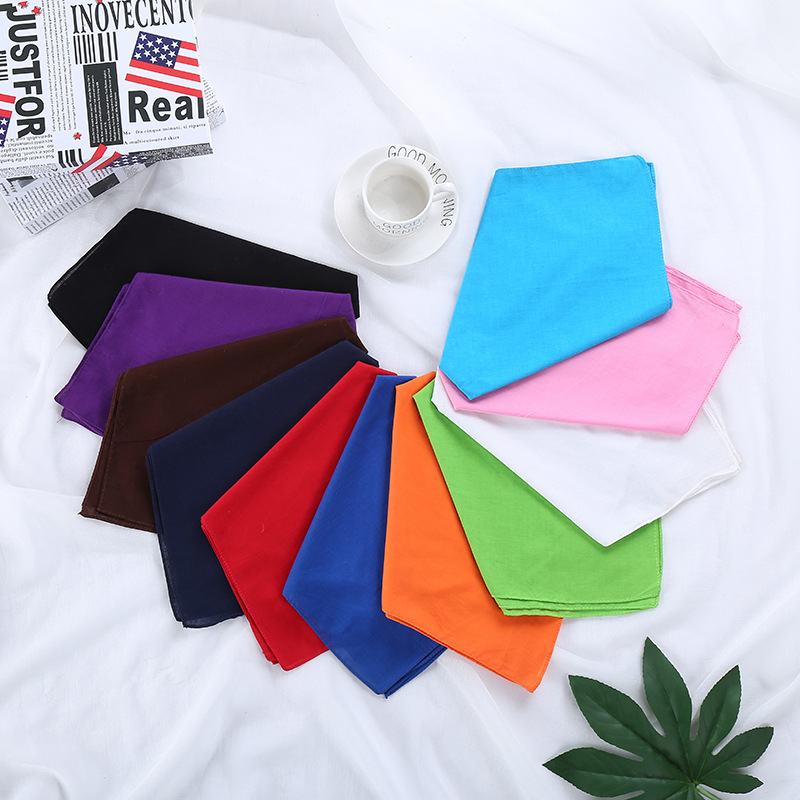 Headscarf Cotton Solid Color R - đánh giá và giá Bandana Blank White
