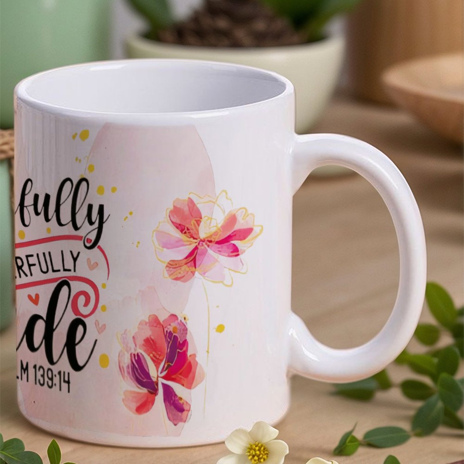 Fearfully And Wonderfully Made - đánh giá và giá Sublimation Mug White