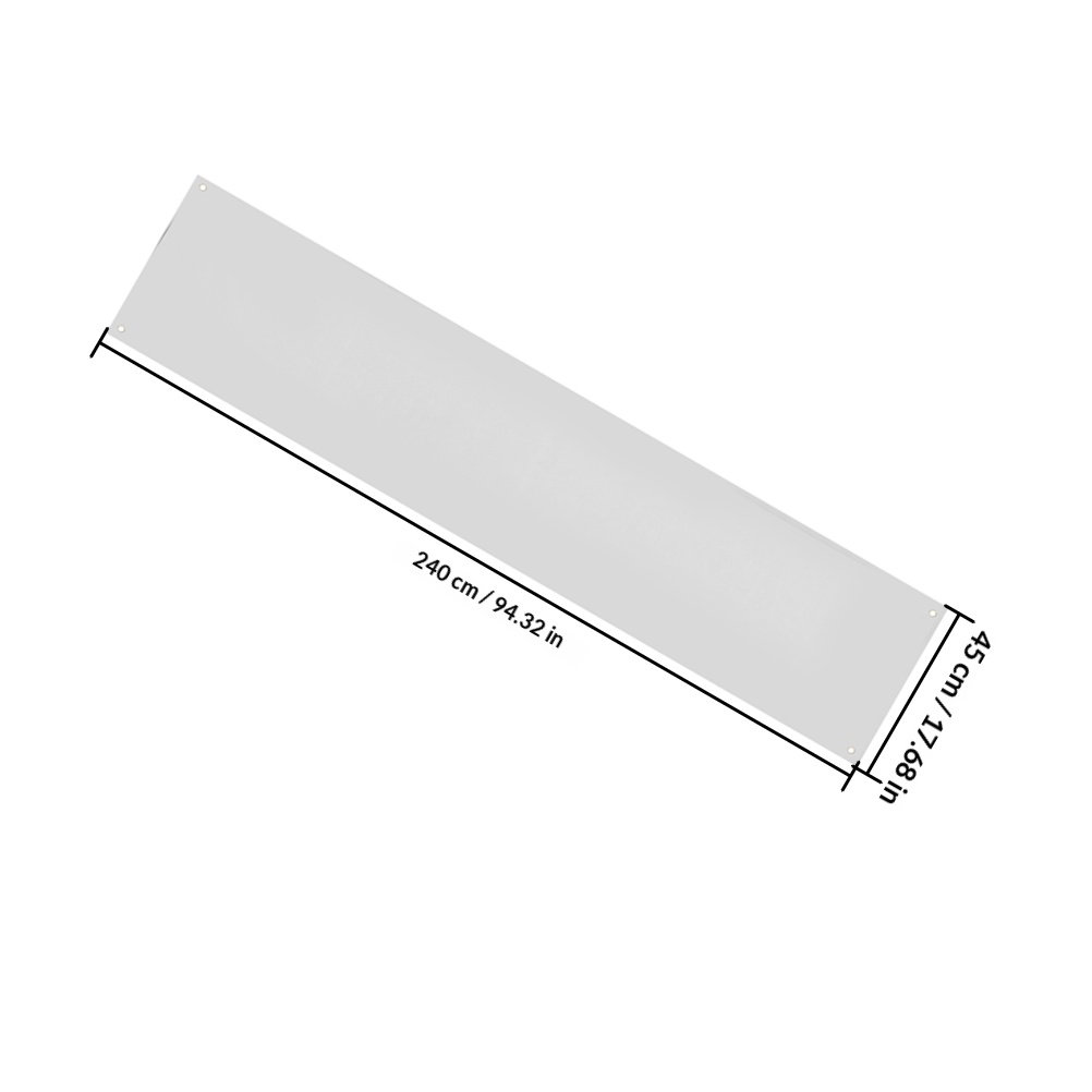 Large Blank DIY Banner White B - đánh giá và giá Yard Sign Blank