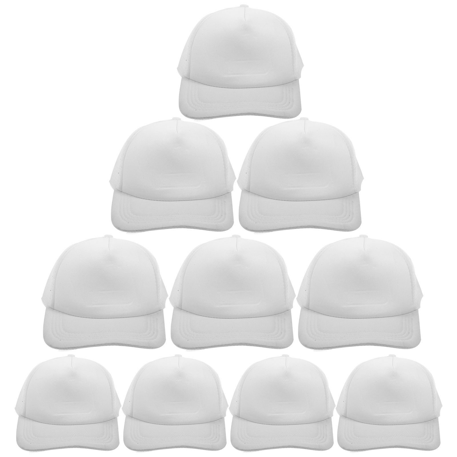 10Pcs Blank Baseball Caps Mesh - đánh giá và giá Hat Sublimation Blank