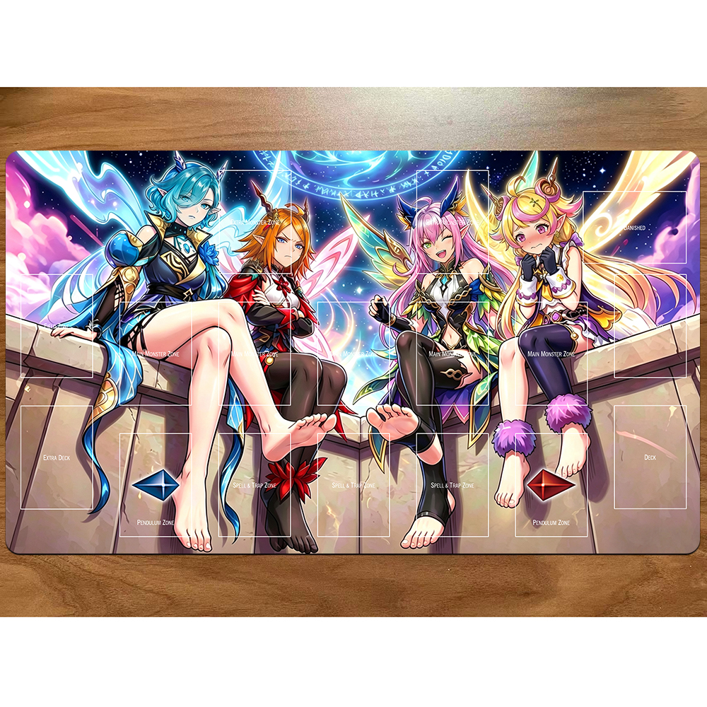 Yu-Gi-Oh Playmat Elfnote Regin - đánh giá và giá Door Mat Blank
