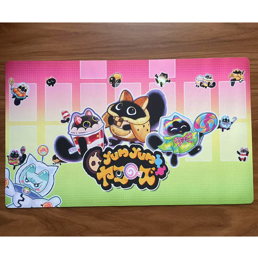Yu-Gi-Oh Playmat Yummy Game Ma - đánh giá và giá Door Mat Blank