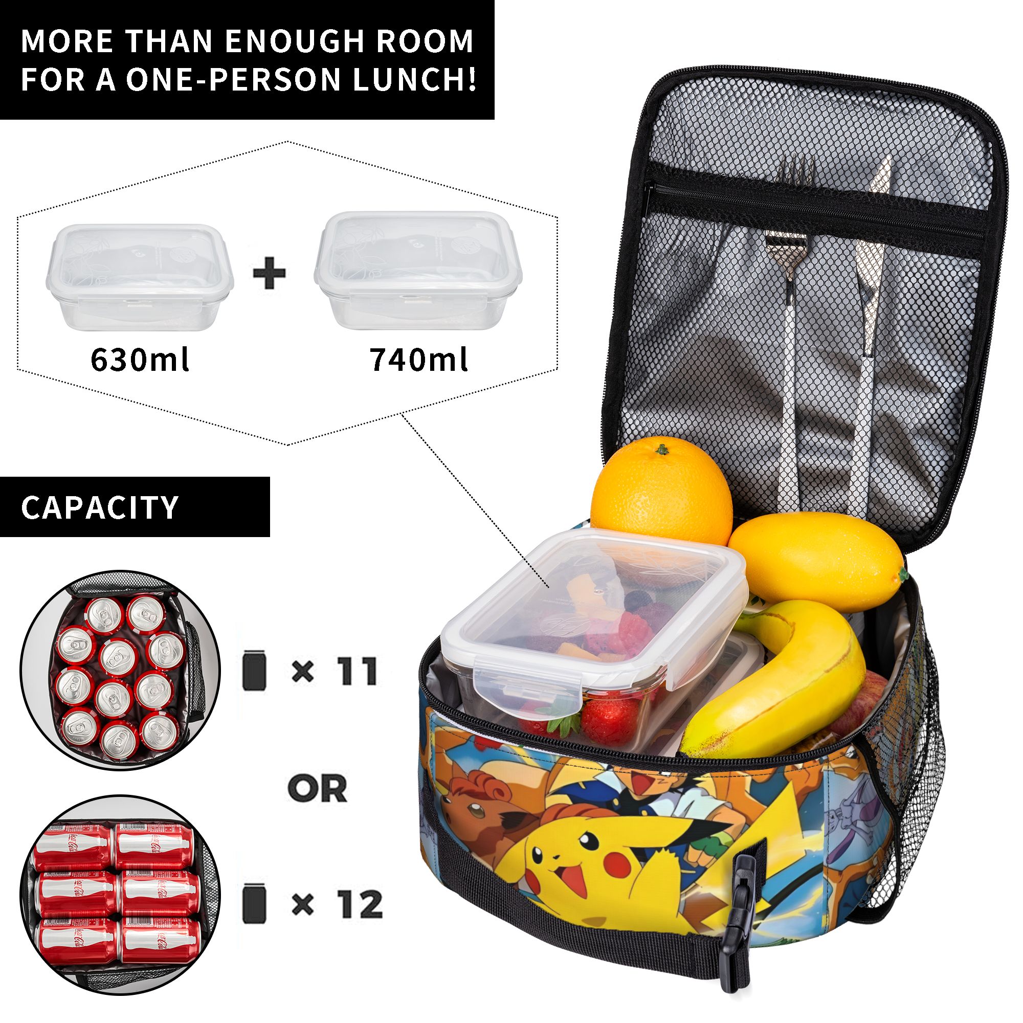 Cute Cartoon Manga Poke-Mon In - đánh giá và giá Tote Bag Sublimation