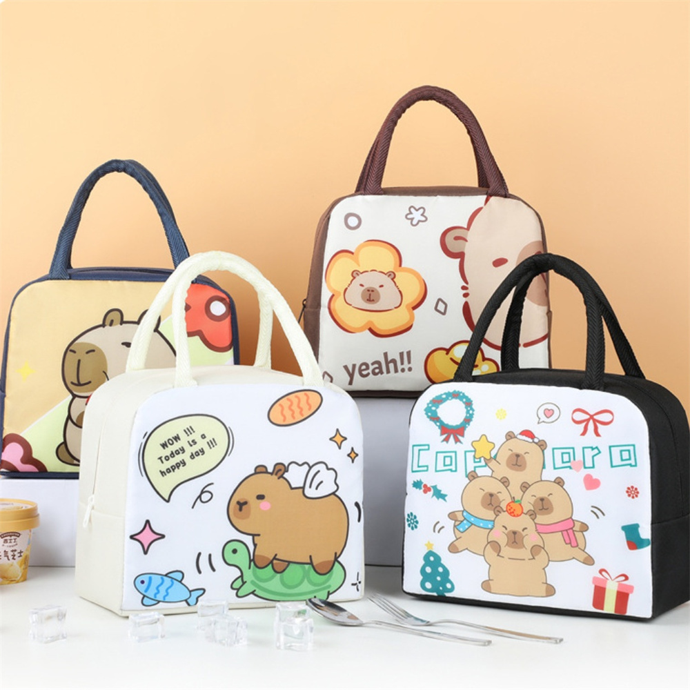Cartoon Capybara Lunch Bag Ins - đánh giá và giá Tote Bag Sublimation