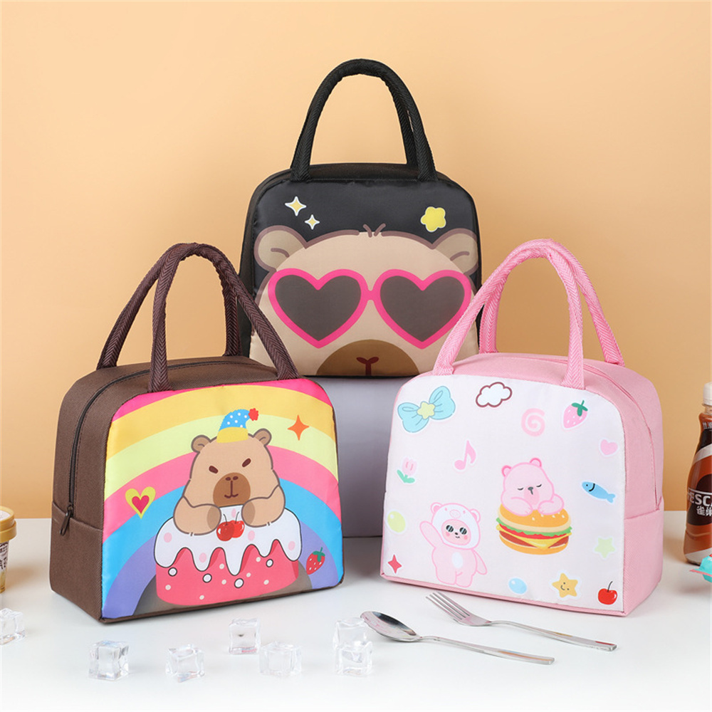 Cartoon Capybara Lunch Bag Ins - đánh giá và giá Tote Bag Sublimation