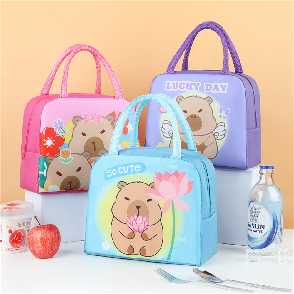 Cartoon Capybara Lunch Bag Ins - đánh giá và giá Tote Bag Sublimation