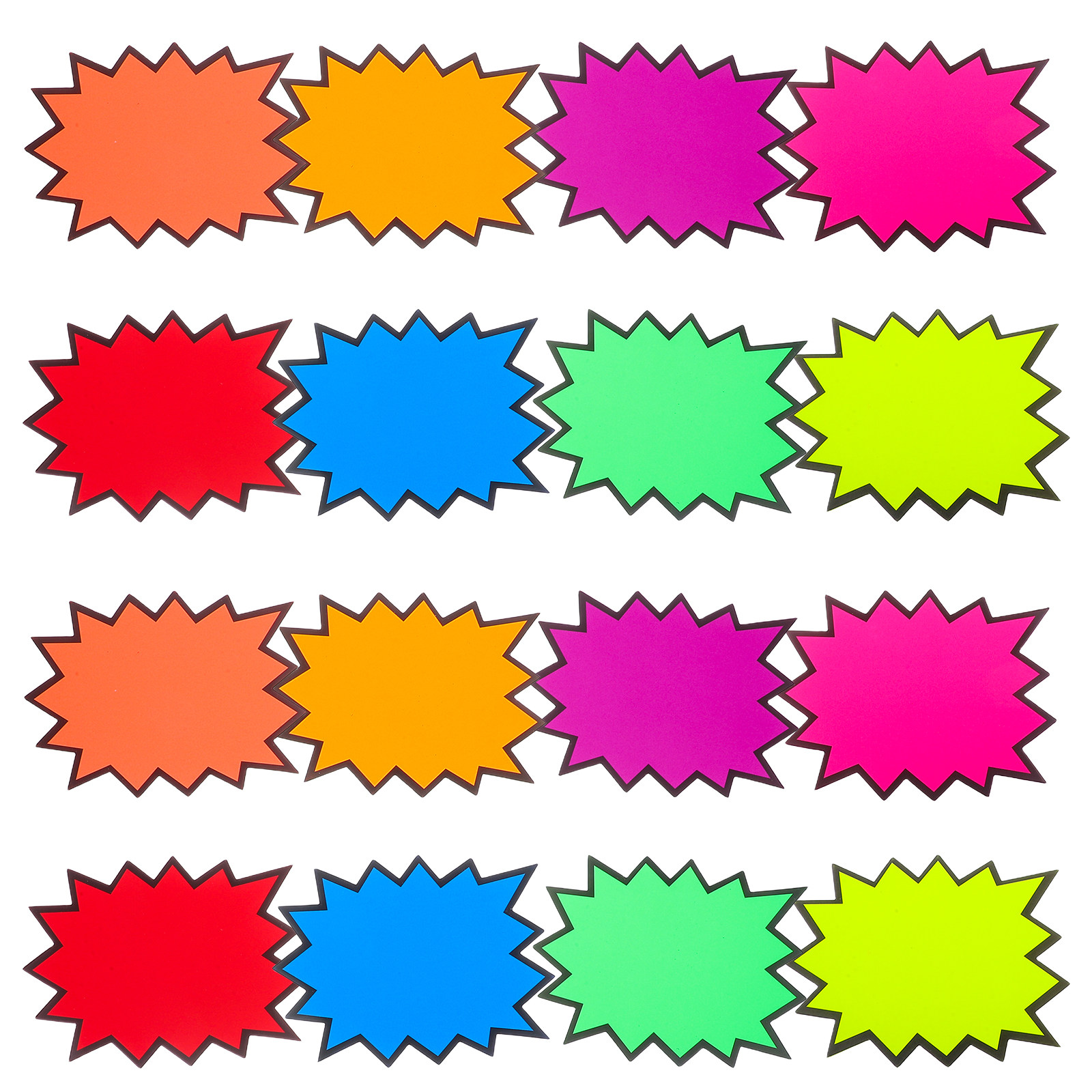 80Pcs Vibrant 8-Color Fluoresc - đánh giá và giá Yard Sign Blank