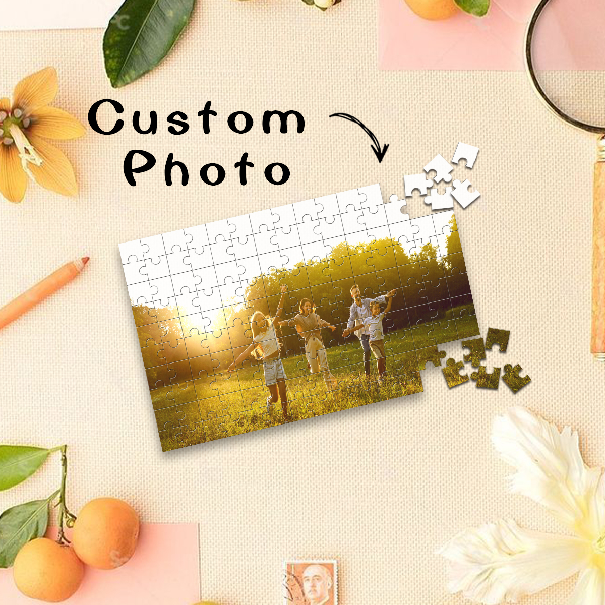 1pc Custom Photo Single Portra - đánh giá và giá Puzzle Blank White