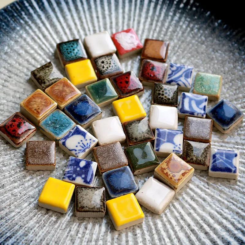 100g DIY Ceramic Mosaic Fragme - đánh giá và giá Ceramic Tile Blank