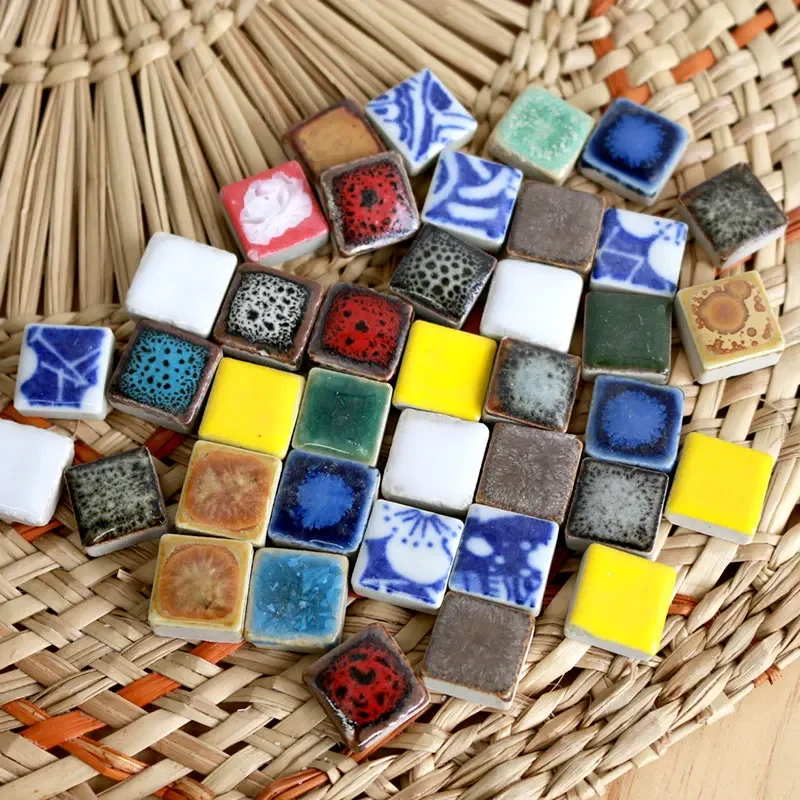 100g DIY Ceramic Mosaic Fragme - đánh giá và giá Ceramic Tile Blank