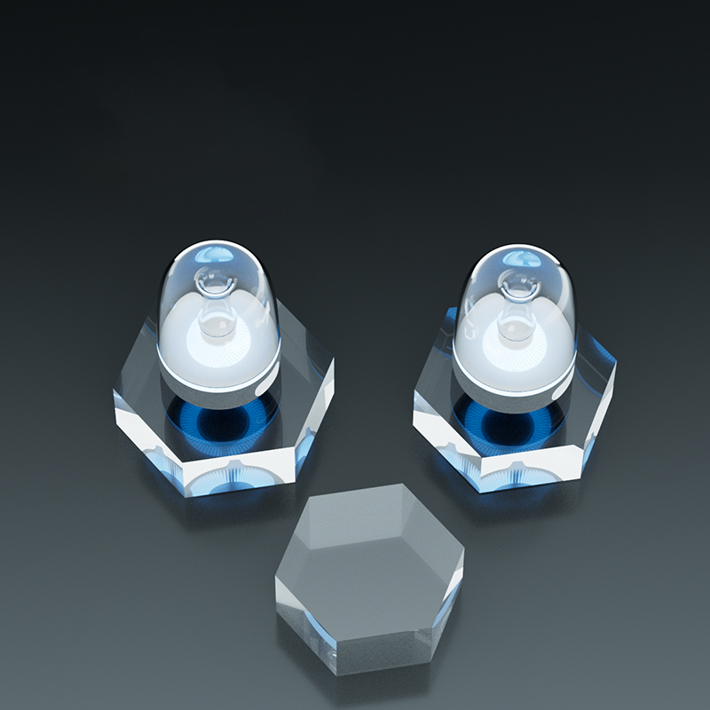 Clear Polished Hexagonal Acryl - đánh giá và giá Photo Acrylic Block