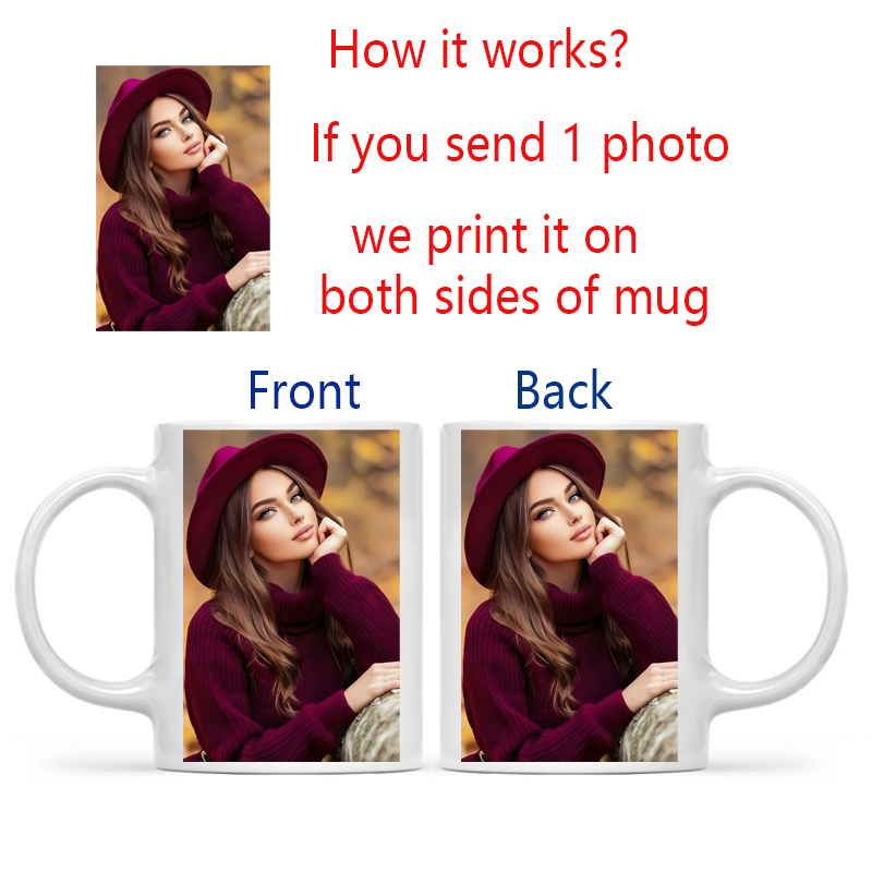 Personalized Your Photo Mug, C - đánh giá và giá Sublimation Mug White