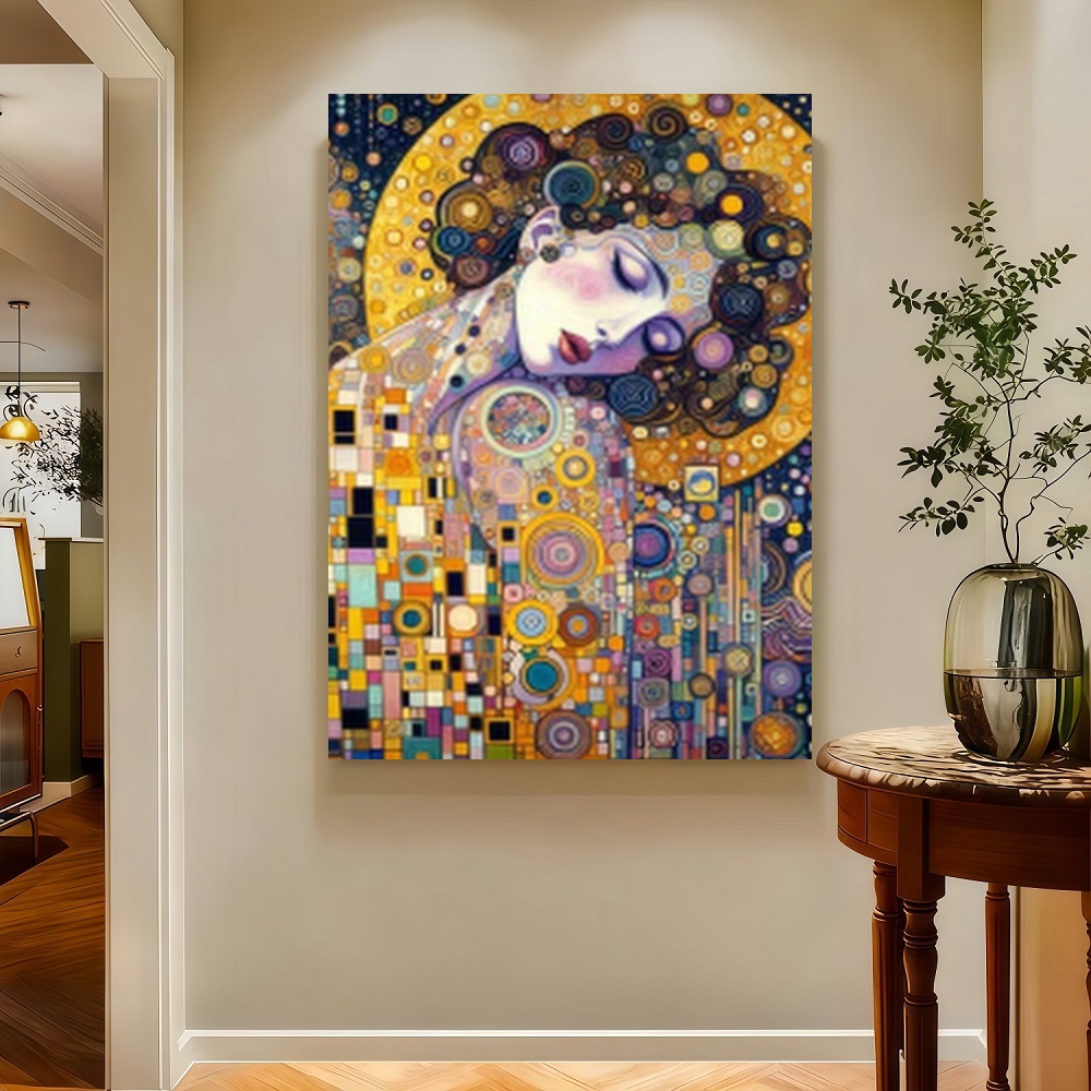 Framed S Gustav Klimt Inspired - đánh giá và giá Canvas Wrap Ready