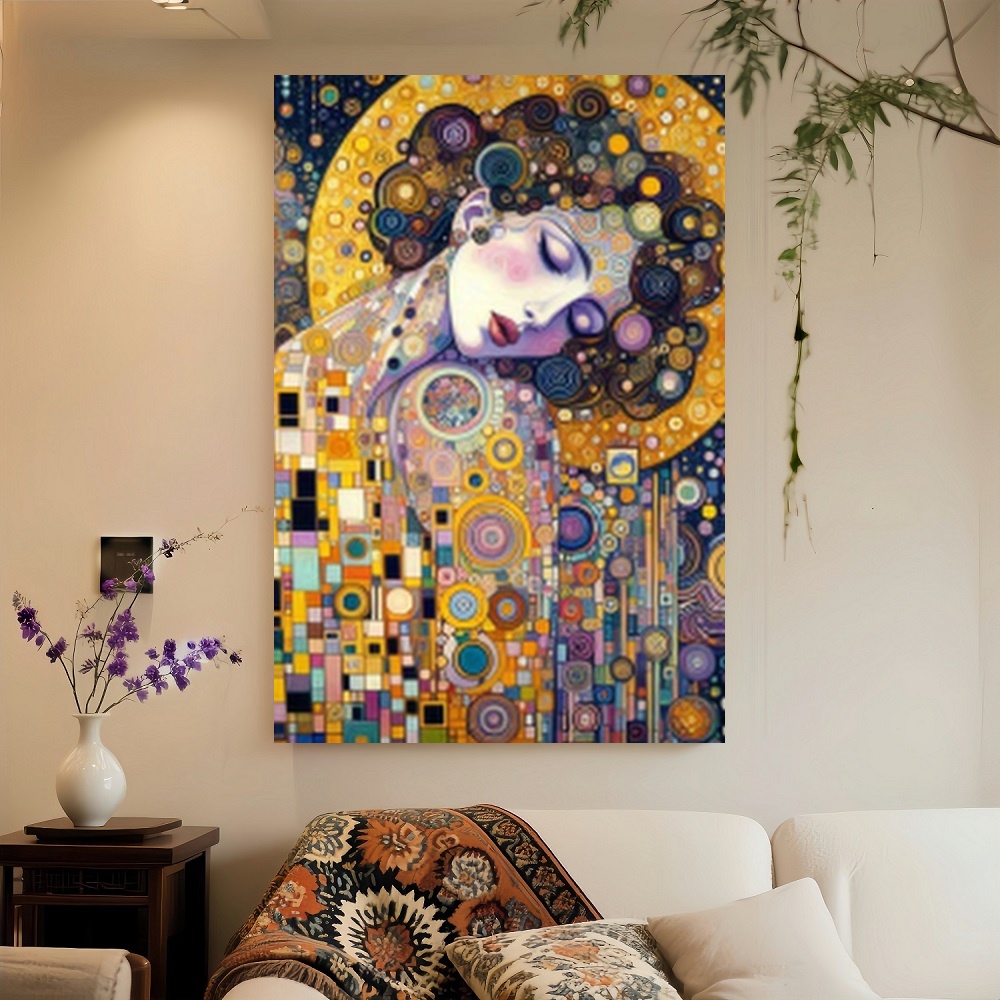 Framed S Gustav Klimt Inspired - đánh giá và giá Canvas Wrap Ready