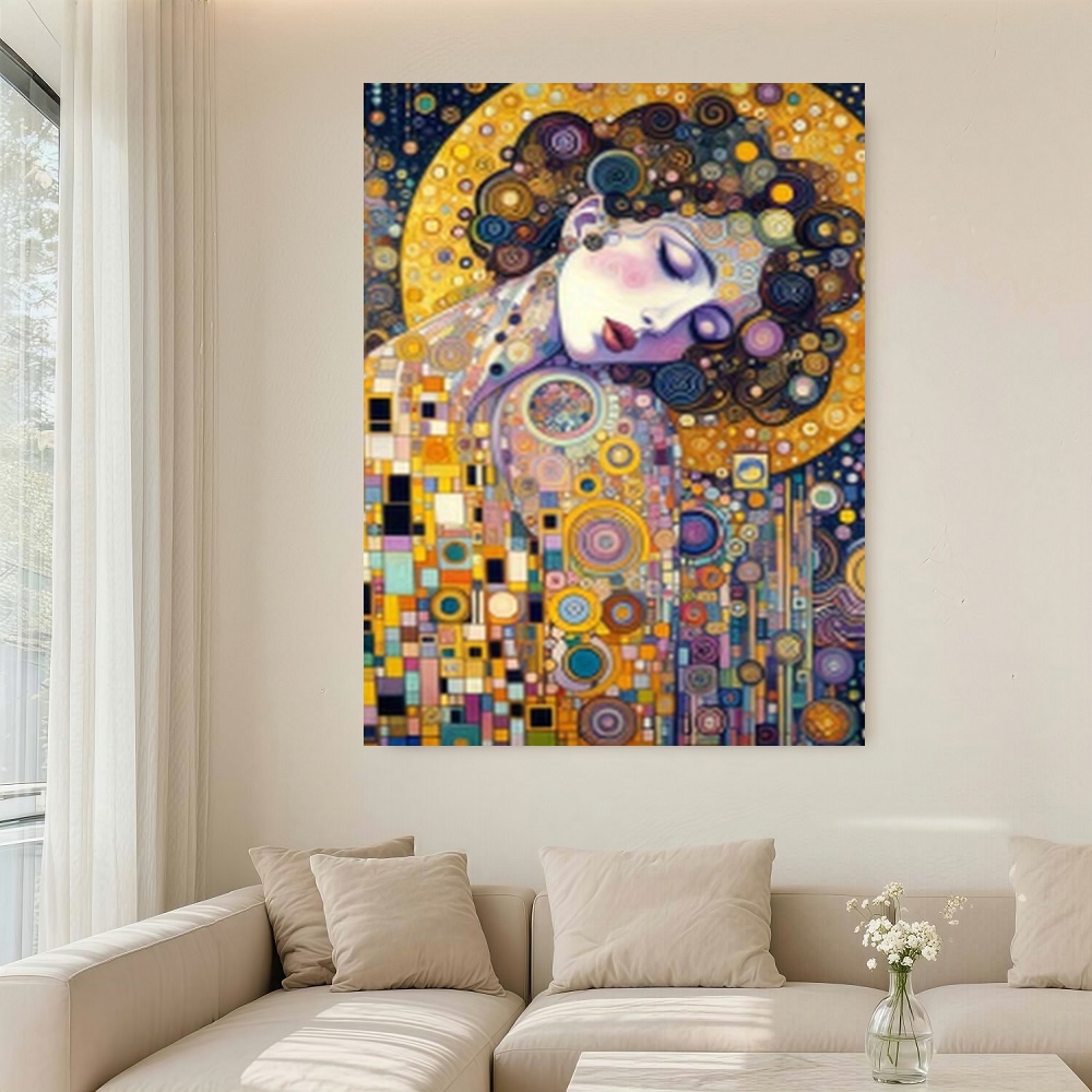 Framed S Gustav Klimt Inspired - đánh giá và giá Canvas Wrap Ready