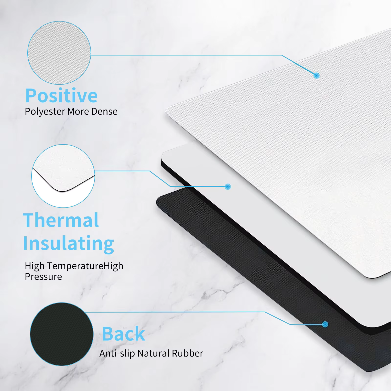 1 Pc Sublimation Mouse Pad Bla - đánh giá và giá Mouse Pad Blank Sublimation