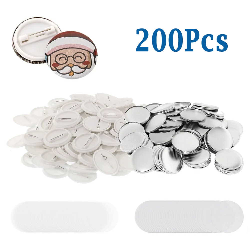 200pcs DIY Round Badge Making  - đánh giá và giá Button Badge Blank