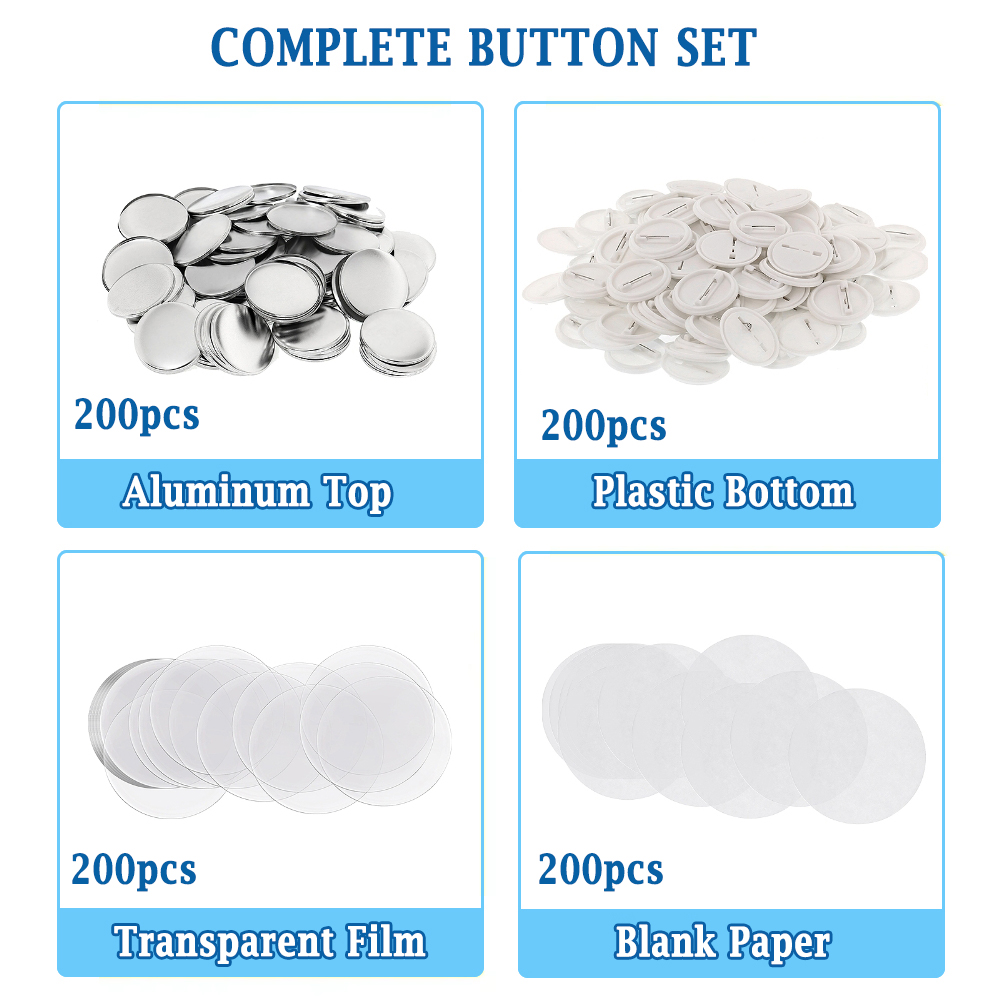 200pcs DIY Round Badge Making  - đánh giá và giá Button Badge Blank