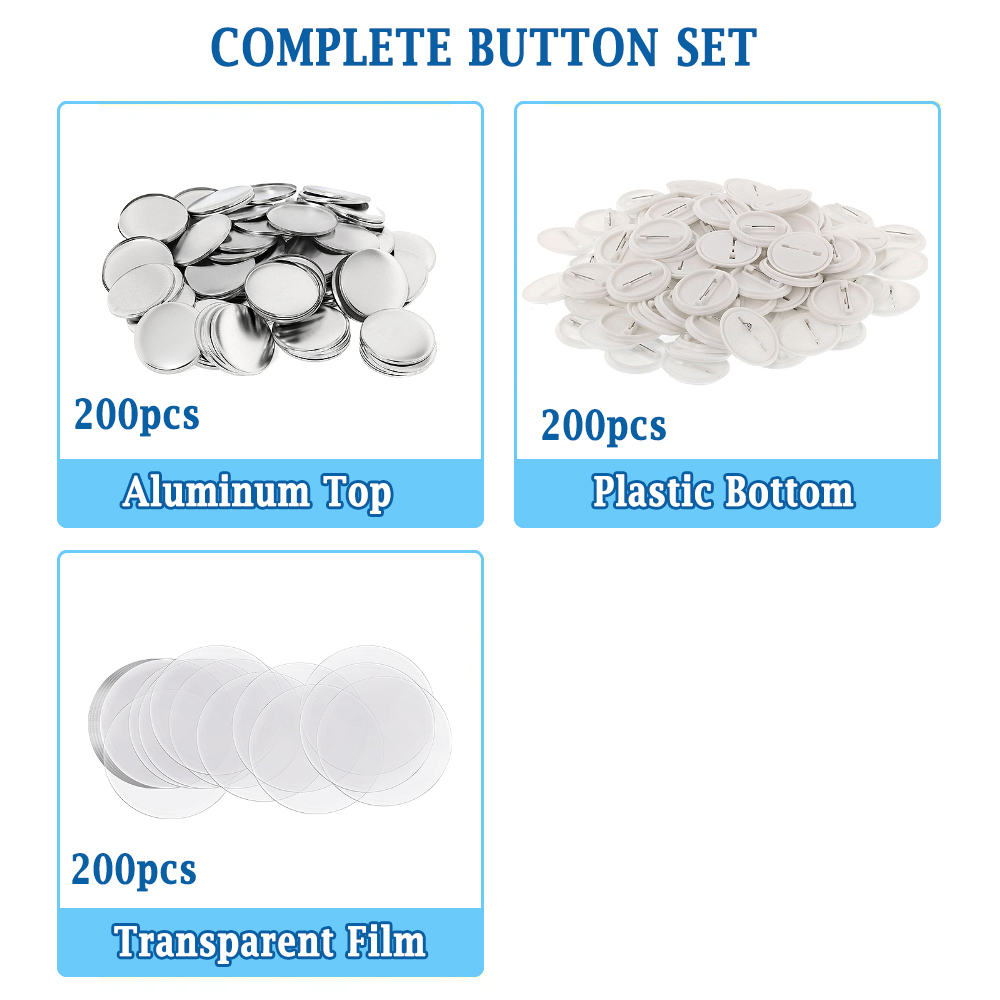 200pcs DIY Round Badge Making  - đánh giá và giá Button Badge Blank