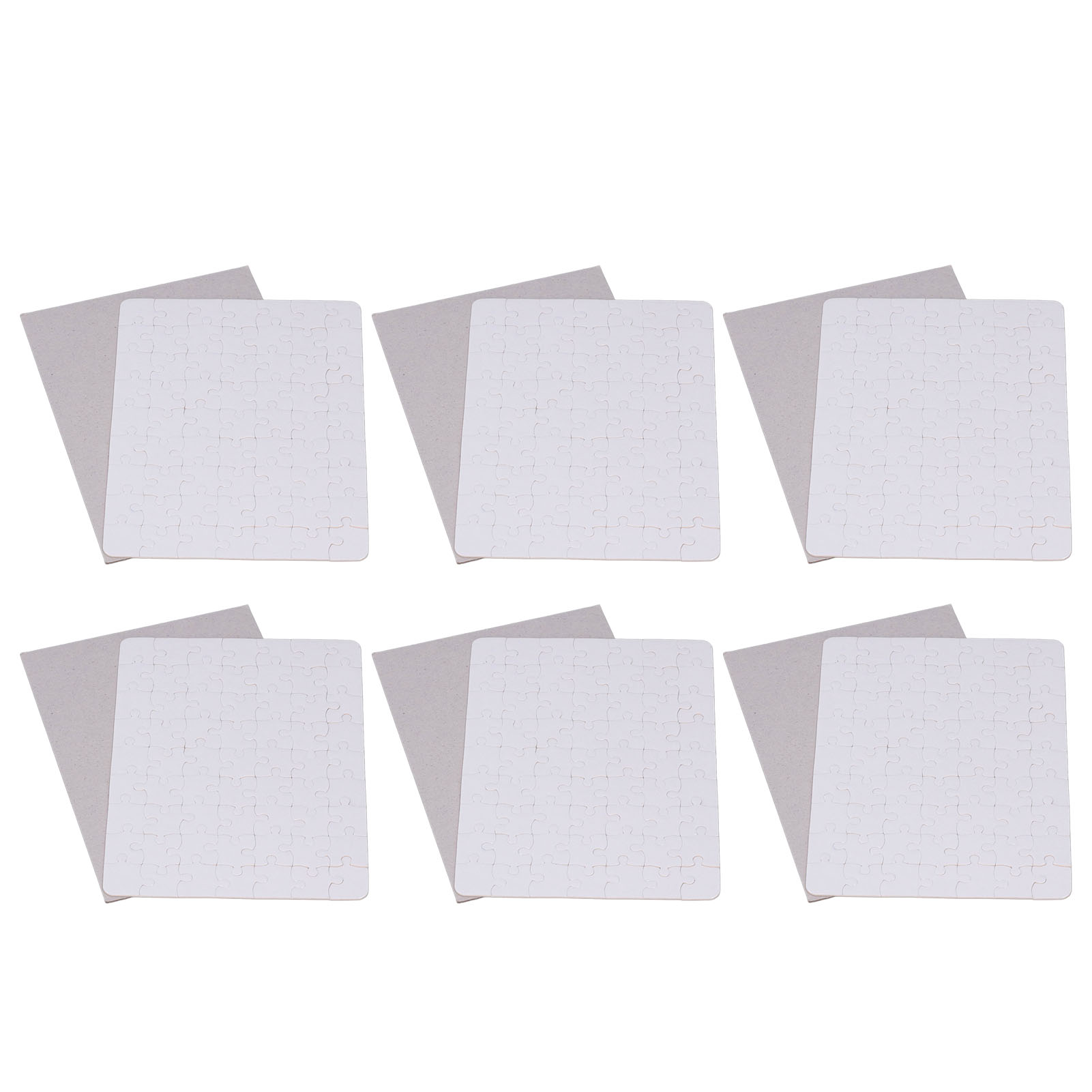6 Set Blank Puzzles 13x18cm Wh - đánh giá và giá Puzzle Blank White