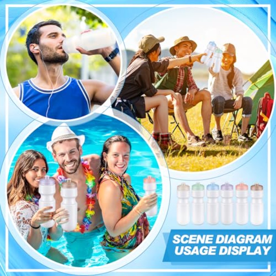 24 Pcs Sports Water Bottles Bu - đánh giá và giá Water Bottle Blank