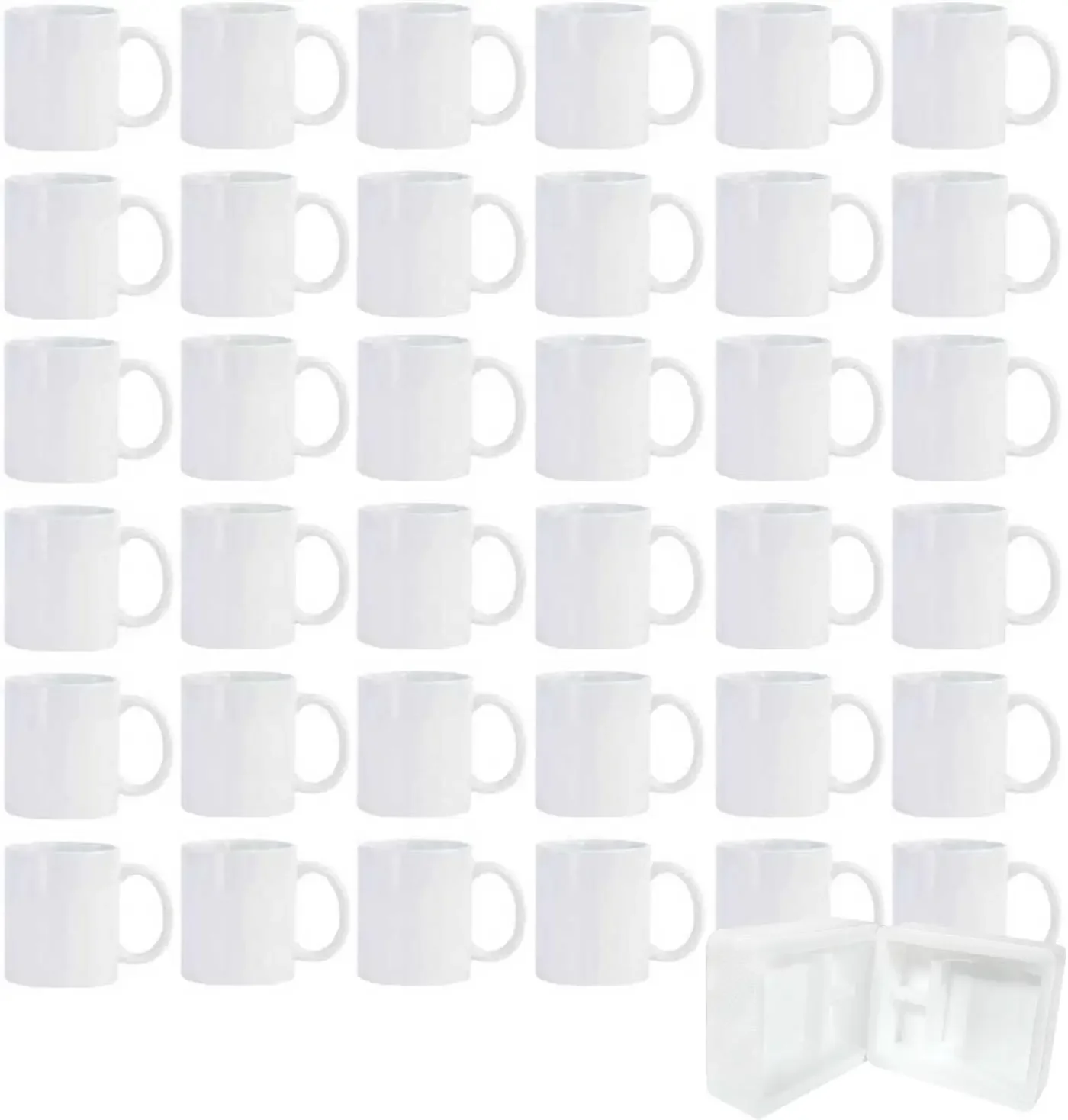 36pcs Sublimation Mugs, 11oz W - đánh giá và giá Sublimation Mug White