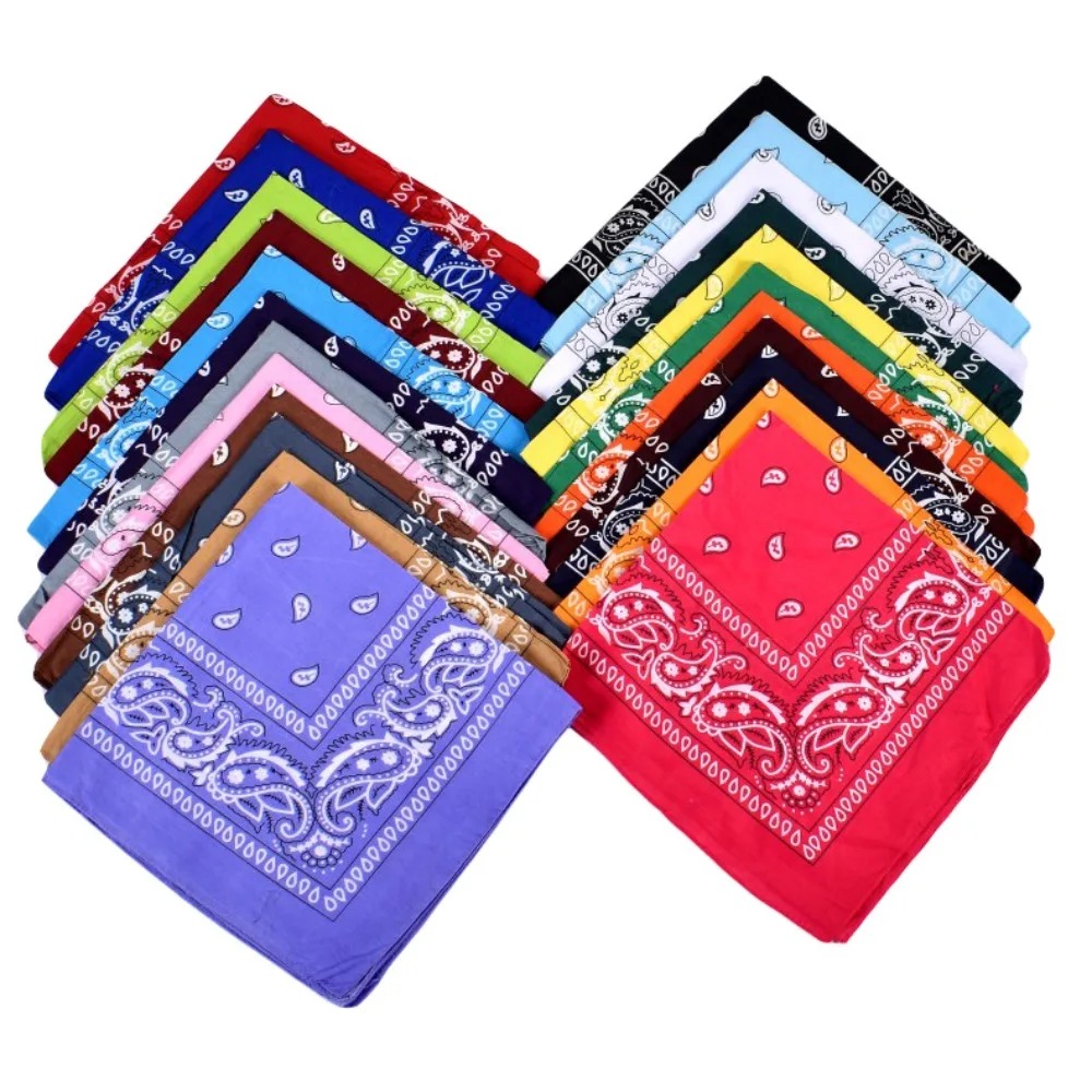 Hip Hop Cowboy Paisley Scarf L - đánh giá và giá Bandana Blank White