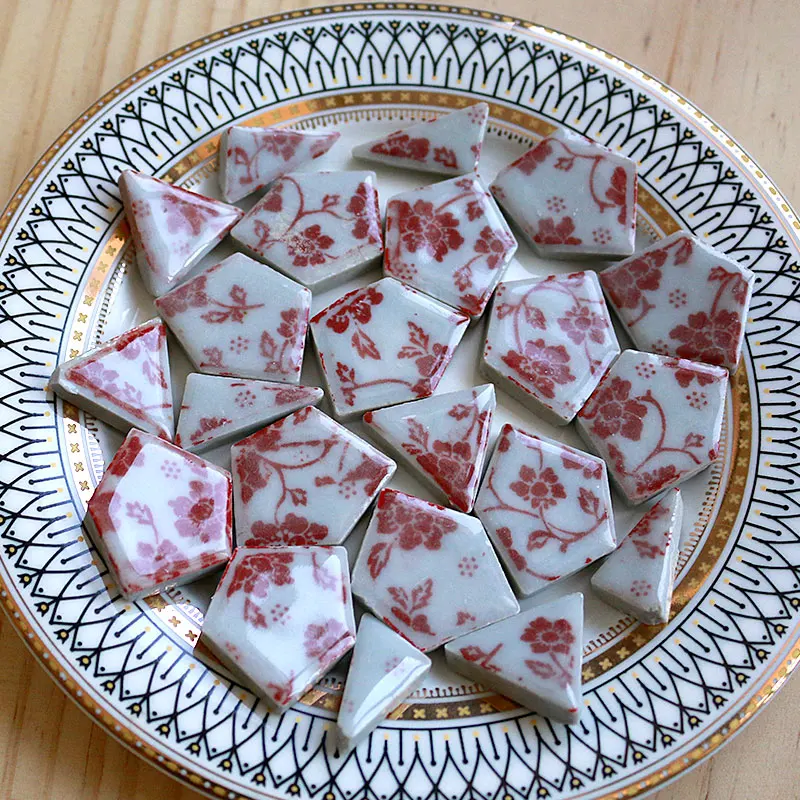 100g Oval Ceramic Mosaic Tiles - đánh giá và giá Ceramic Tile Blank