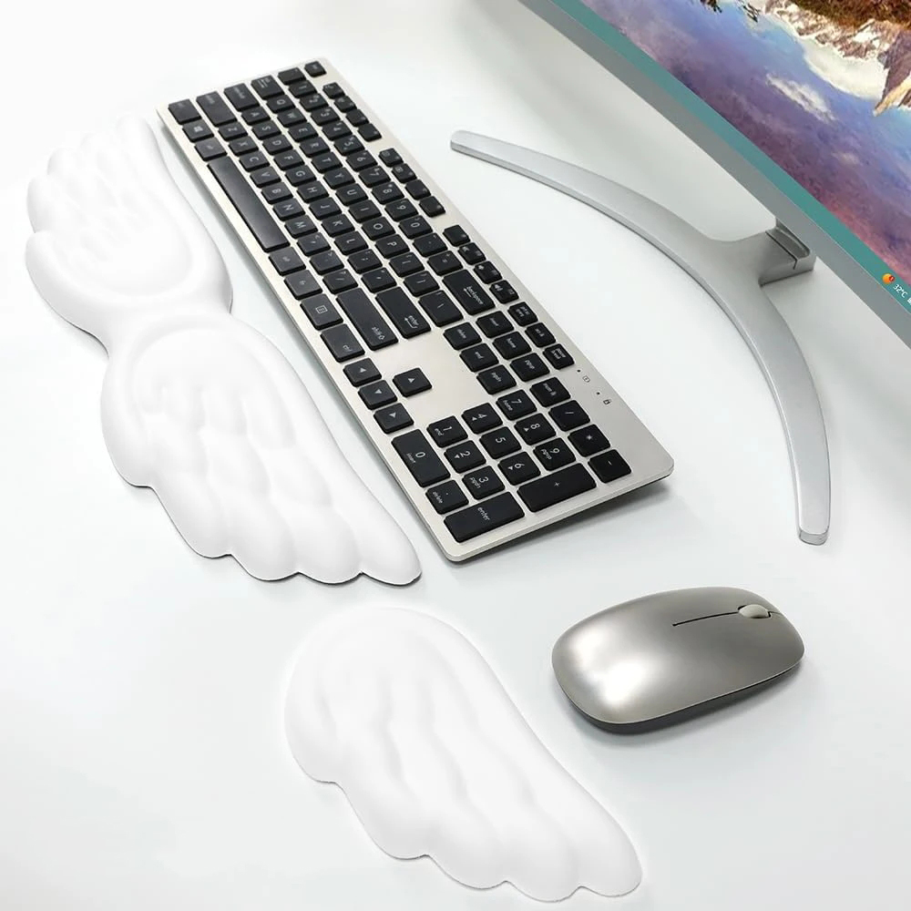 Angel Wings Shaped Keyboard Mo - đánh giá và giá Mouse Pad Blank Sublimation