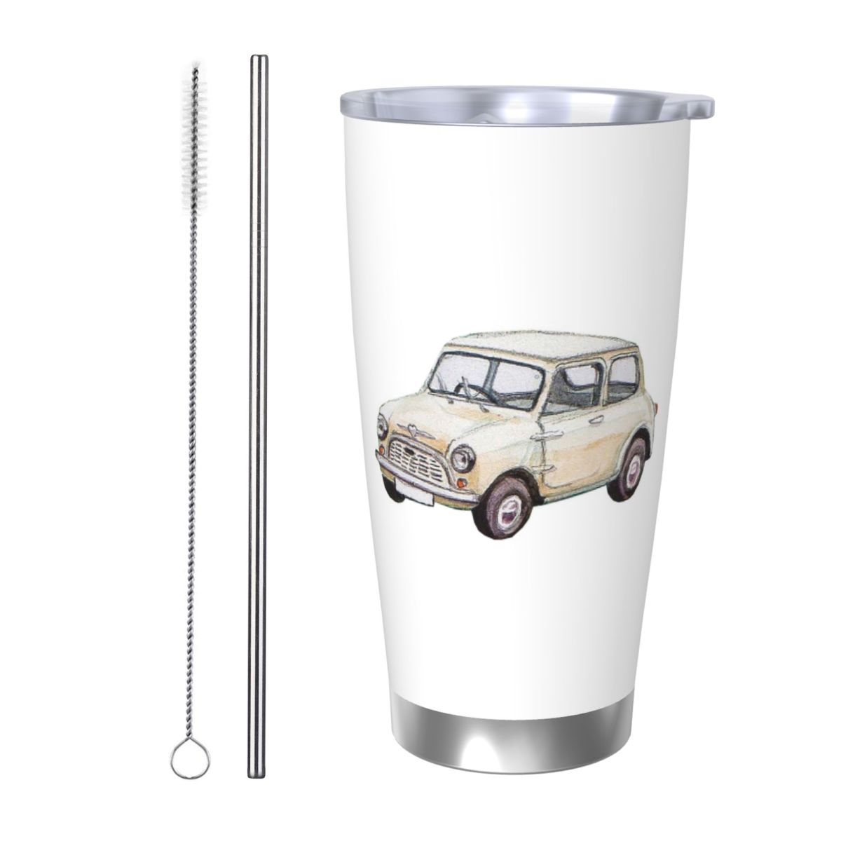 Classic White Mini Cooper In W - đánh giá và giá Tumbler 20Oz White