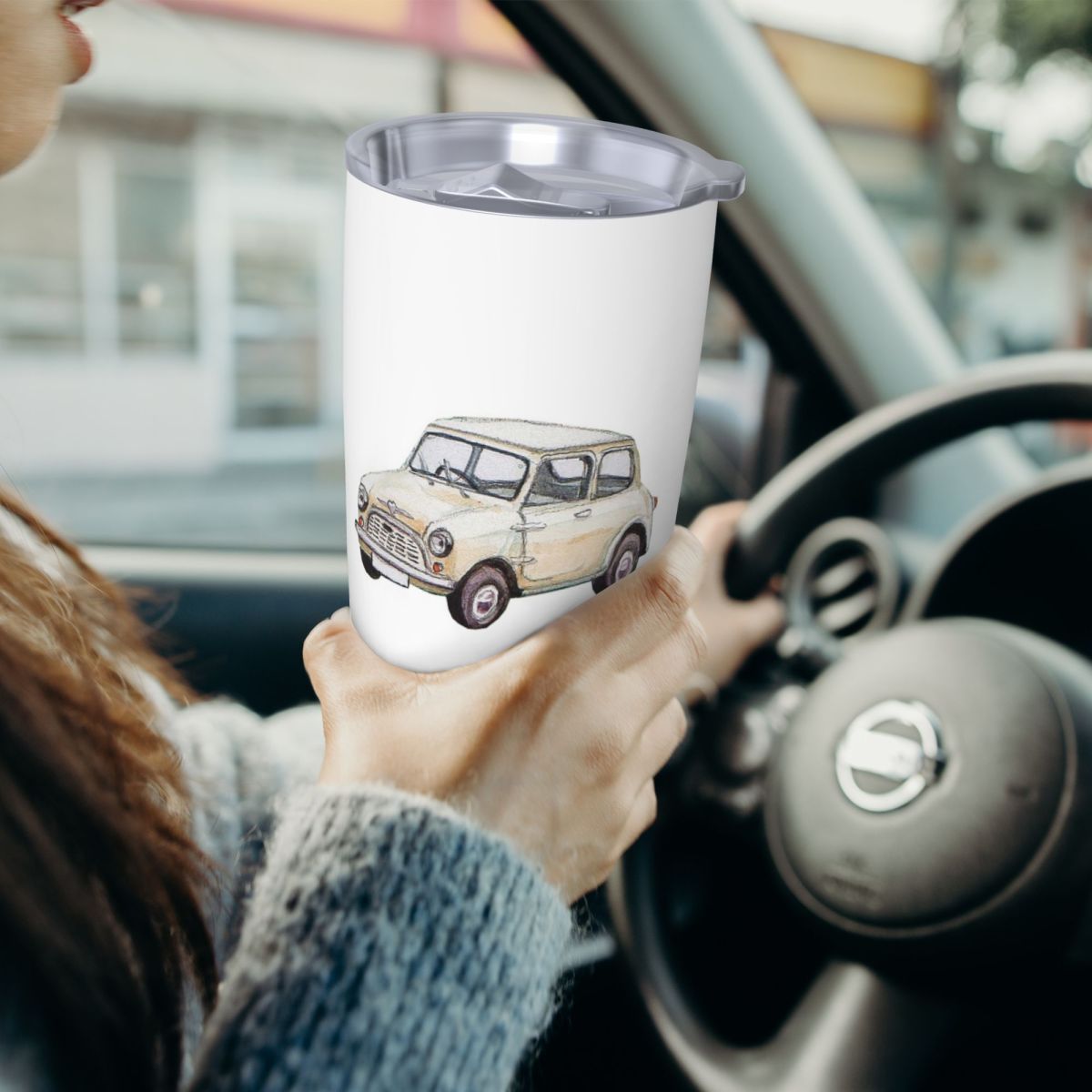 Classic White Mini Cooper In W - đánh giá và giá Tumbler 20Oz White