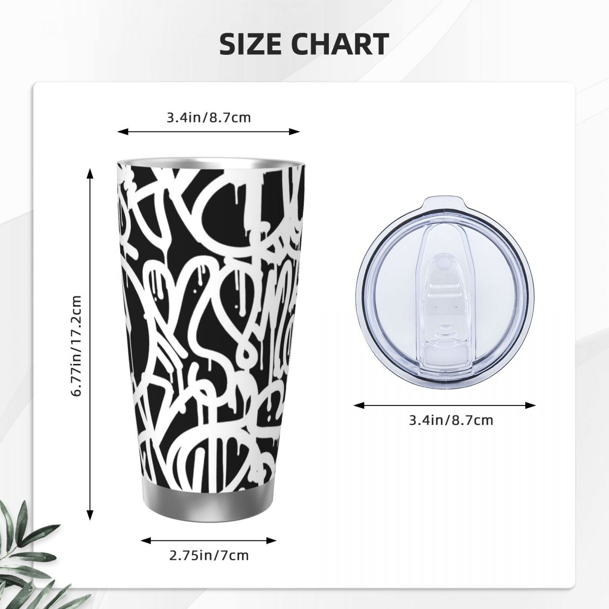 1pc Stainless Steel Water Bott - đánh giá và giá Tumbler 20Oz White