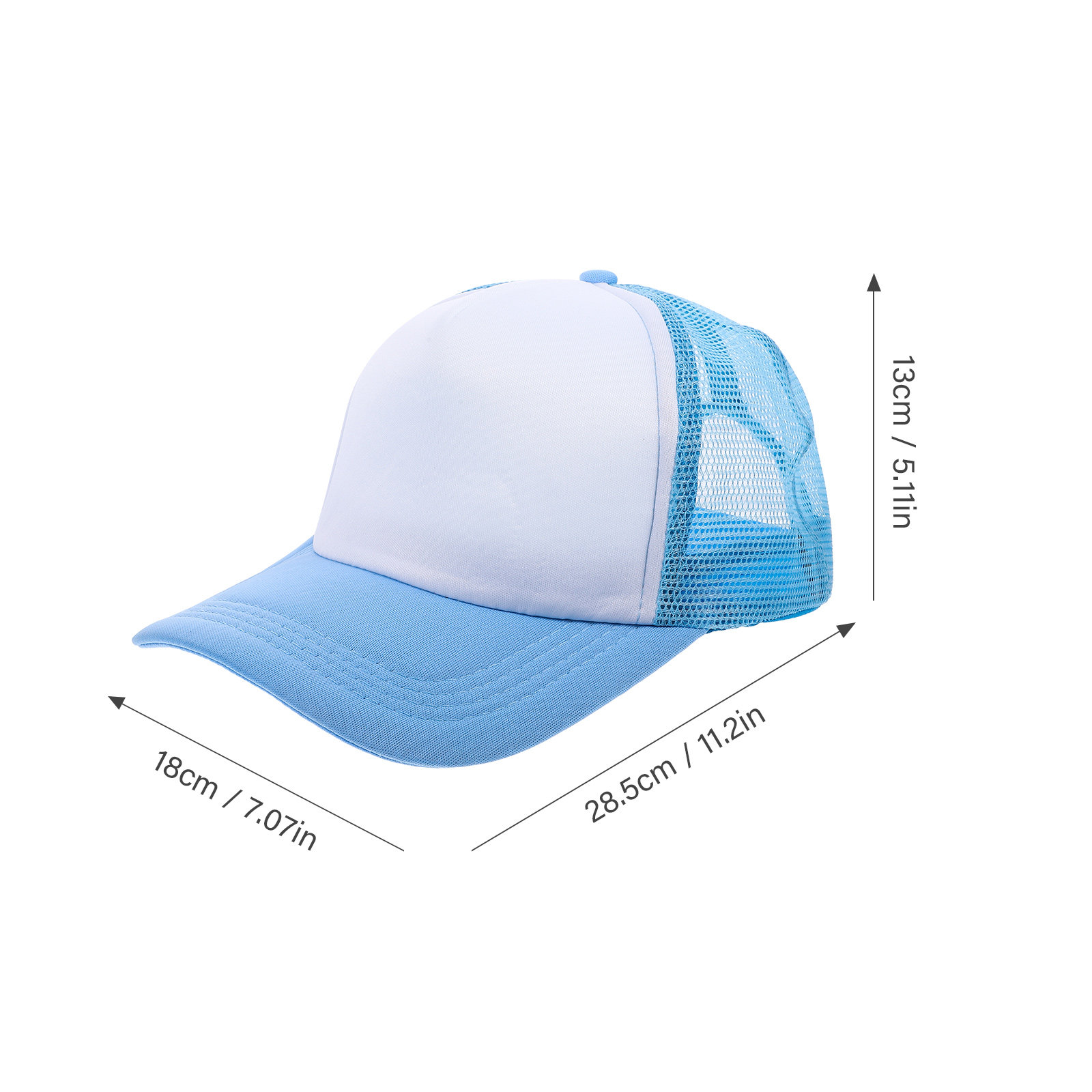 10Pcs Blank Baseball Hats Mesh - đánh giá và giá Hat Sublimation Blank
