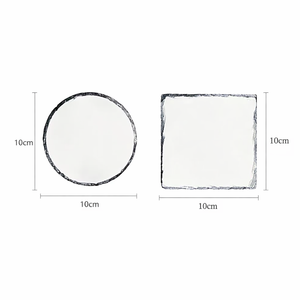 Round Sublimation Slate Coaste - đánh giá và giá Coaster Sublimation Blank
