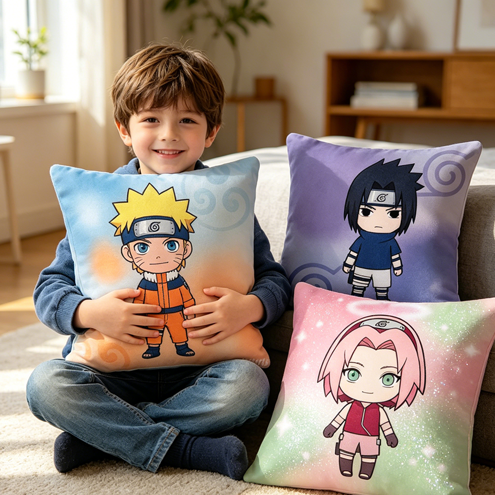 Uzumaki Naruto Fashion Decor T - đánh giá và giá Pillow Cover Sublimation