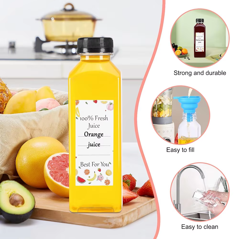 500ML Juice Bottles with Caps  - đánh giá và giá Water Bottle Blank