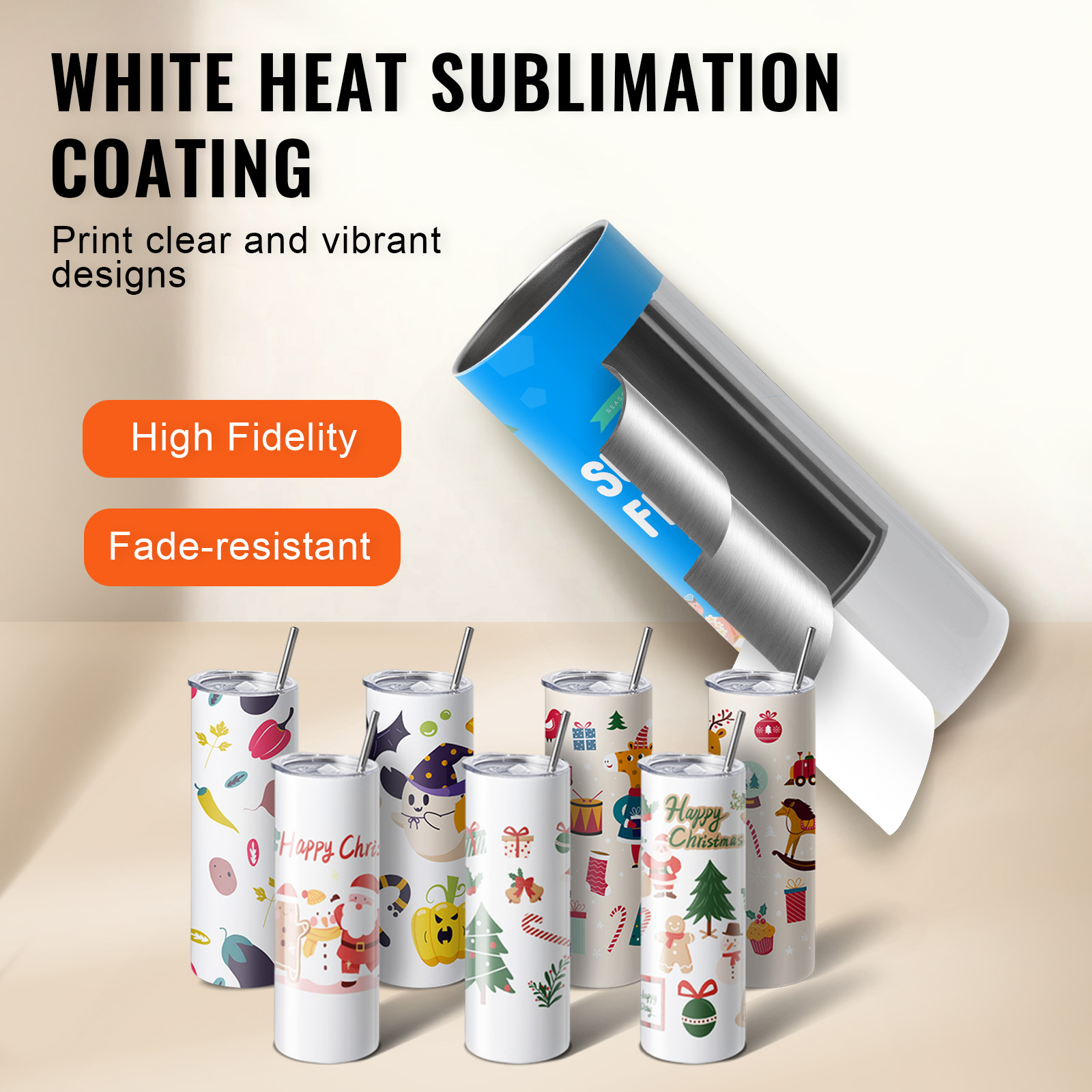 SucceBuy 8/12/14/16/24/50PC St - đánh giá và giá Sublimation Mug White