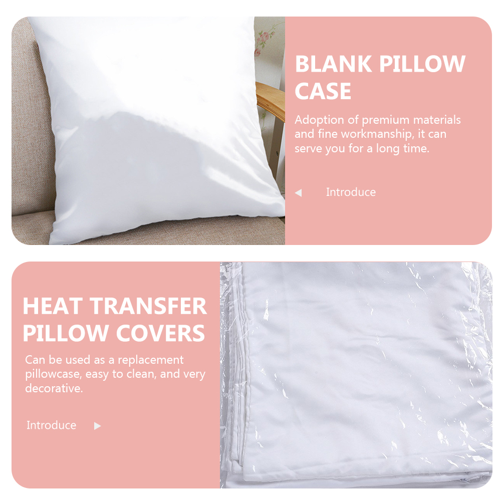 4Pcs White Sublimation Pillow  - đánh giá và giá Pillow Cover Sublimation
