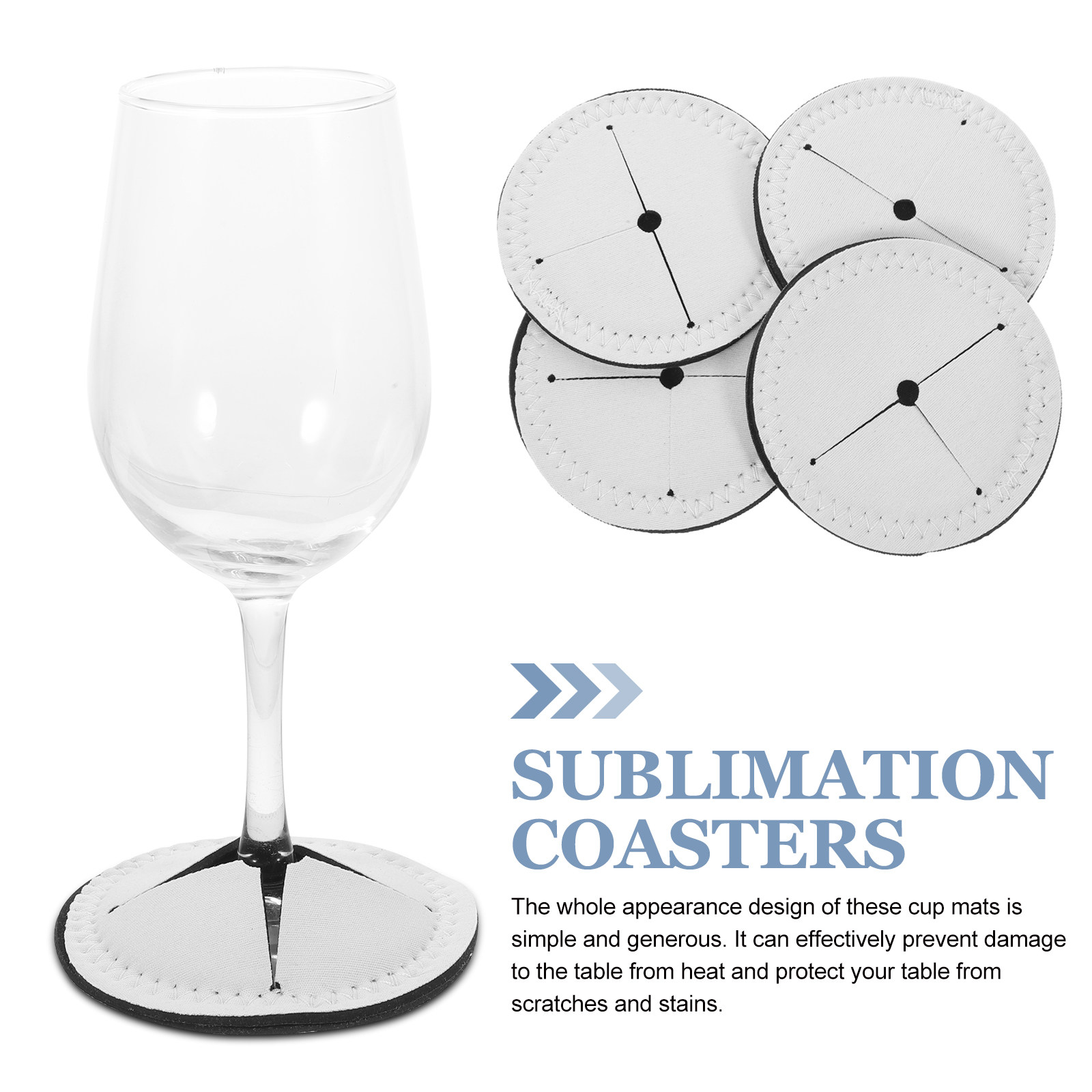 4Pcs Sublimation Coasters Blan - đánh giá và giá Coaster Sublimation Blank
