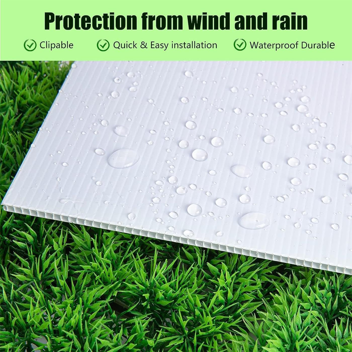 6 Pack 24x18 White Blank Lawn  - đánh giá và giá Yard Sign Blank