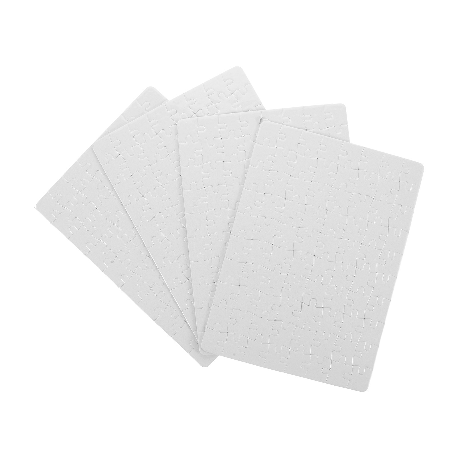 4 Sheets Blank Puzzle Pieces C - đánh giá và giá Puzzle Blank White