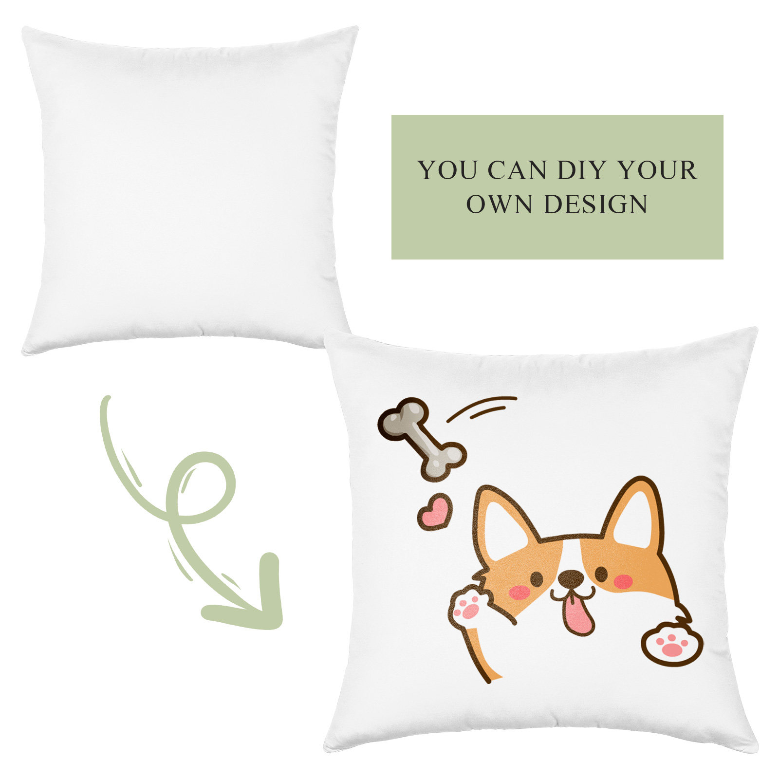 4Pcs Sublimation Pillow Cover  - đánh giá và giá Pillow Cover Sublimation