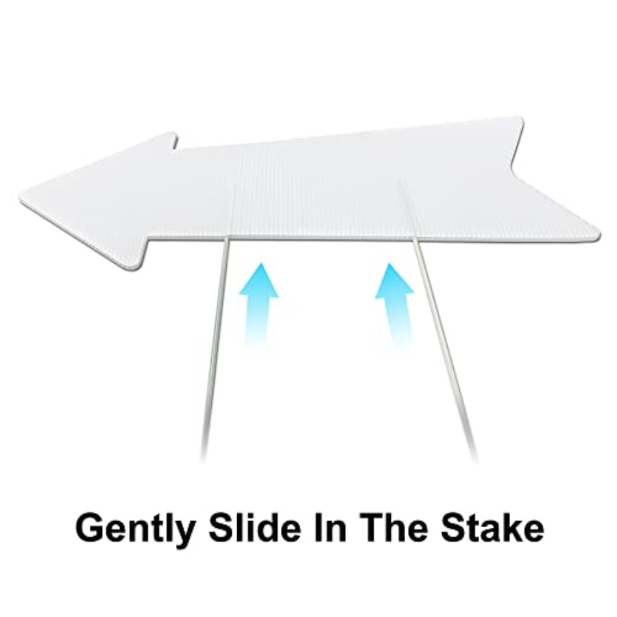 Blank Arrow Signs with Stakes  - đánh giá và giá Yard Sign Blank