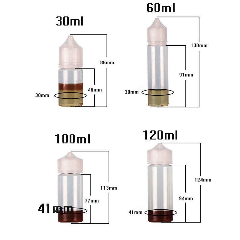 5pcs 30ml/60ml/100ml/120ml Pla - đánh giá và giá Water Bottle Blank