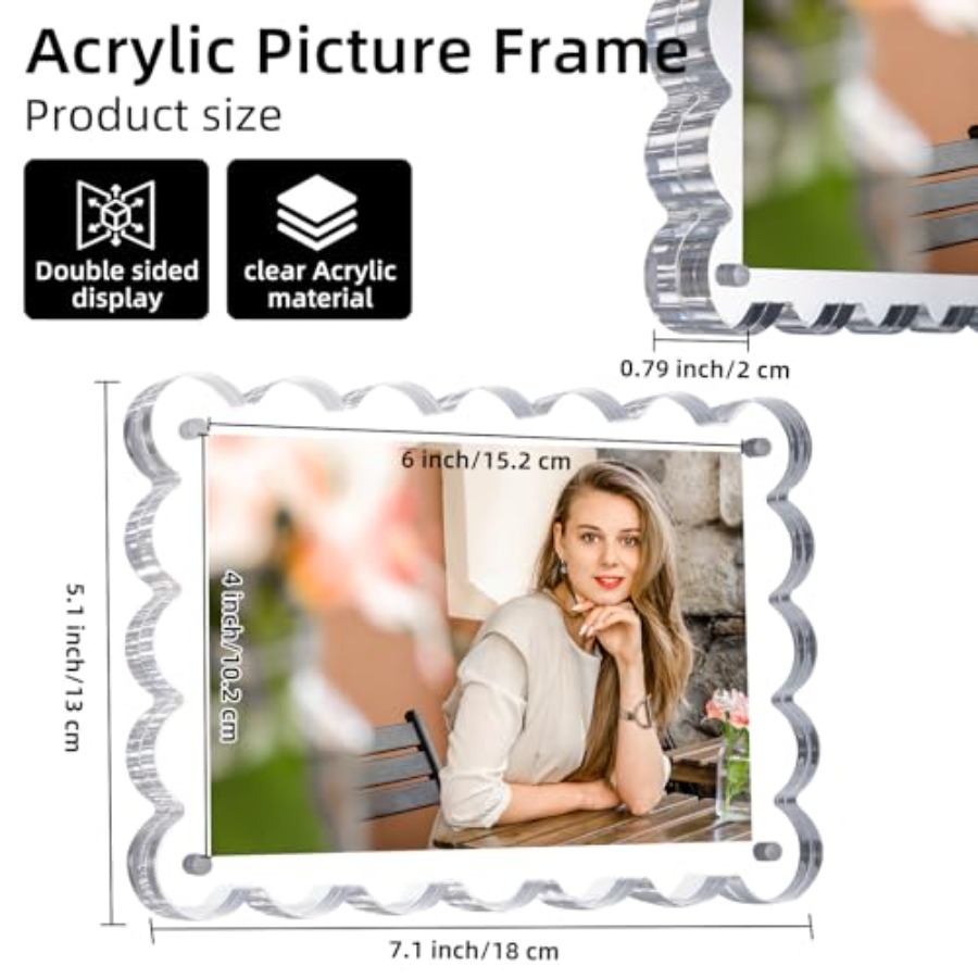 3 Pack Acrylic Picture Frame.  - đánh giá và giá Photo Acrylic Block