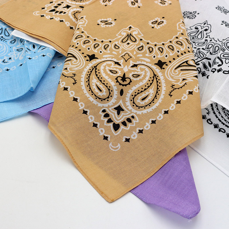55CM Square Scarf  Women Sprin - đánh giá và giá Bandana Blank White