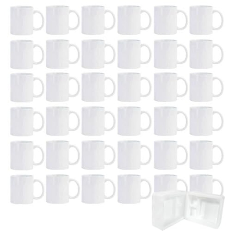 36pcs Sublimation Mugs 11oz Wh - đánh giá và giá Sublimation Mug White