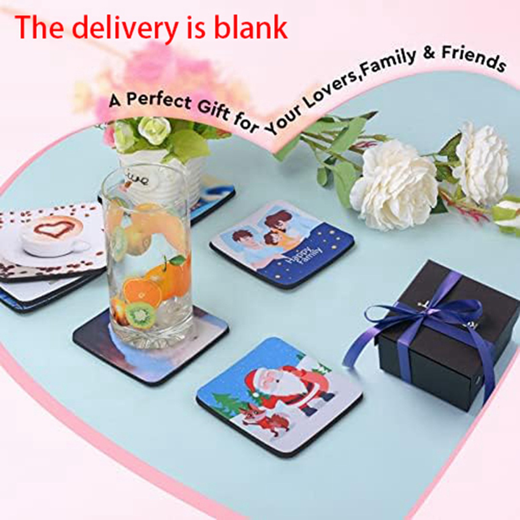 【LAST CHANCE】40PCS Square Subl - đánh giá và giá Coaster Sublimation Blank